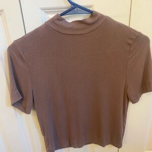 Aritzia Babaton Ribbed Mock Neck Sweater
